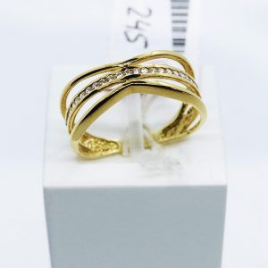 Anillo oro amarillo 18 kilates
