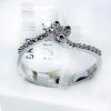 Anillo oro blanco con brillante crown