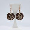 Pendientes Luxenter flor color bronce