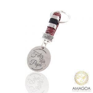 Llavero Metal Feliz dia Amagoa