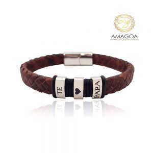 Pulsera acero Te quiero Amagoa