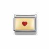 Link composable classic placa corazon pequeño