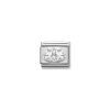 Link composable classic flor de loto plata