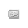 Link composable classic mano de fatima plata y cz