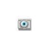 Link composable classic ojo griego plata