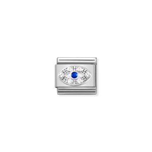 Link composable classic ojo plata y cz
