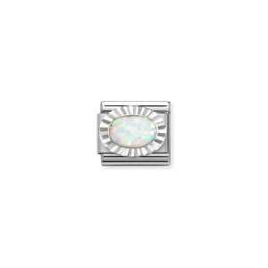 Link composable classic opalo blanco