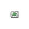 Link composable classic plata aventurina verde