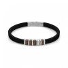 Pulsera city cubic zirconia chocolate