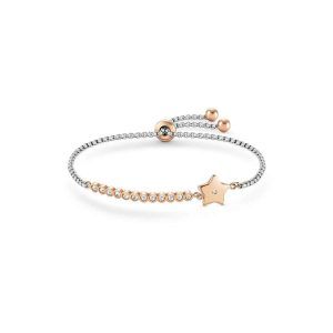 Pulsera milleluci estrella oro rosa