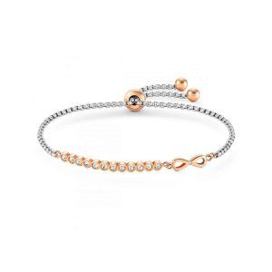 Pulsera milleluci infinito oro rosa