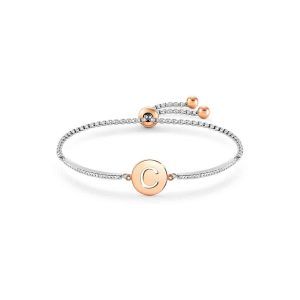 Pulsera milleluci letra c acero