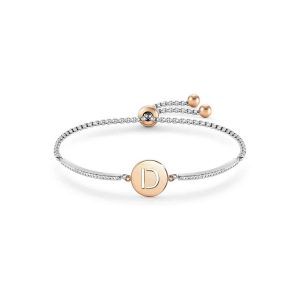 Pulsera milleluci letra d acero