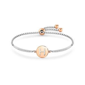 Pulsera milleluci letra h acero