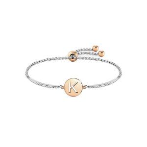 Pulsera milleluci letra k acero