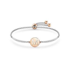Pulsera milleluci letra m acero