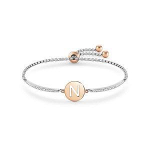 Pulsera milleluci letra n acero