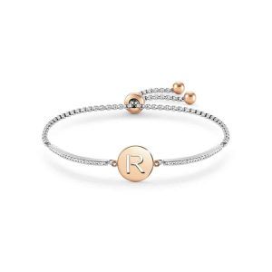 Pulsera milleluci letra r acero