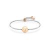 Pulsera milleluci letra v acero