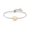 Pulsera milleluci letra w acero