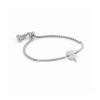 Pulsera milleluci trebol plata