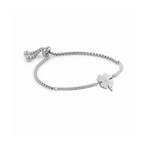 Pulsera milleluci trebol plata