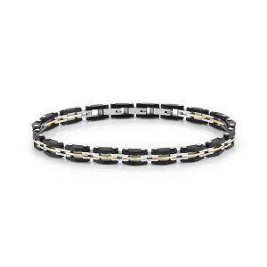 Pulsera strong black gold