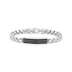 Pulsera strong placa negra