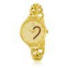 Reloj Marea Esfera corazón dorado
