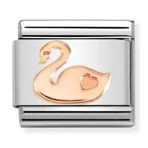 Composable link cisne oro rosa