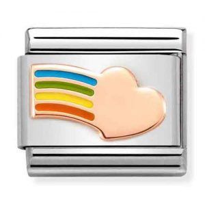 Composable link corazon arcoiris color