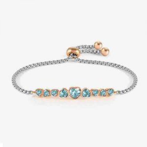 Nomination Milleluci Colour Edition Corazones Azul