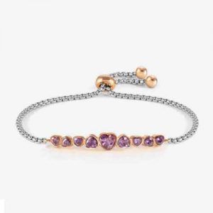 Nomination Milleluci Colour Edition Corazones Violeta