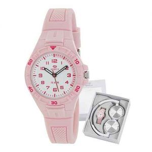 Reloj marea infantil rosa