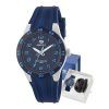 Reloj marea auriculares azul