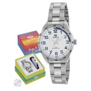 Reloj marea pulsera plata