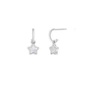 Pendientes Marea Comunion Estrella plata