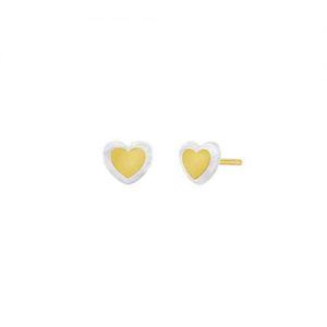 Pendientes Marea Corazon oro