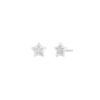 Pendientes marea estrella plata