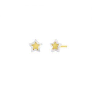 Pendientes Marea Estrella oro