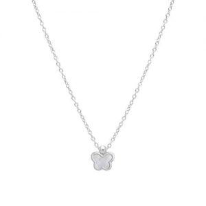 Colgante mariposa plata