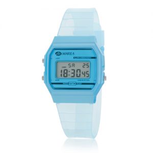 Reloj digital Marea Azul Pastel