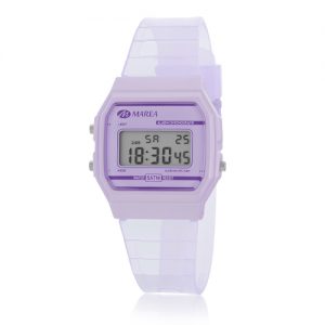 Reloj digital Marea Lila Pastel