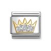 Link corona blanca brillo