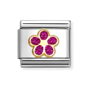 Link flor rosa brillo