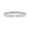 Pulsera brazalete estrella blanca