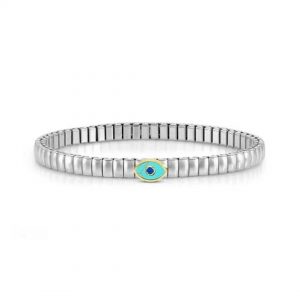Pulsera brazalete ojo turquesa