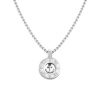 colgante plata ancla