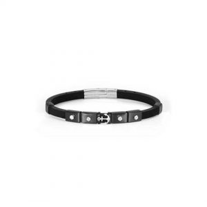 Pulsera ancla negra