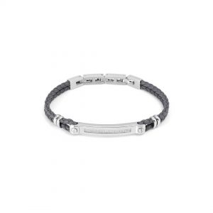 pulsera manvision plata-gris